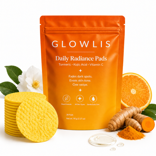 Daily Radiance Pads · Turmeric · Kojic Acid · Vitamin C
